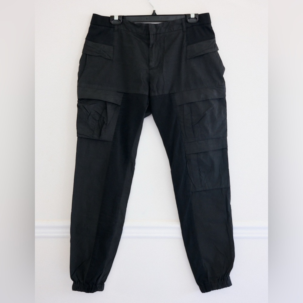 Philippe Dubuc Black Cargo Pants. From a Sample sale